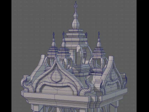 Pagoda V08 Modello 3D