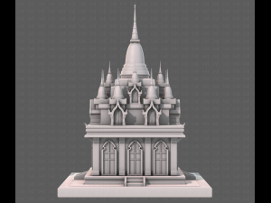 Pagoda V09 3D-Modell