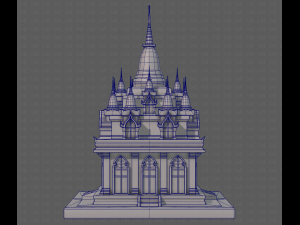 Pagoda V09 3D-Modell