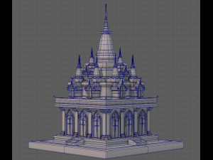 Pagoda V09 3D-Modell