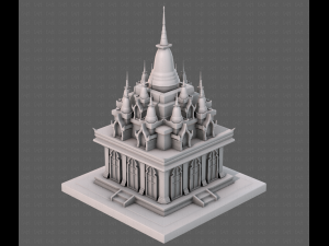 Pagoda V09 3D-Modell
