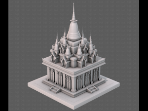 Pagoda V09 3D-Modell