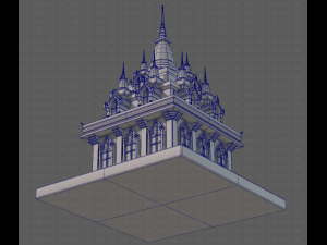 Pagoda V09 3D-Modell