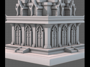 Pagoda V09 3D-Modell