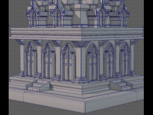 Pagoda V09 3D-Modell