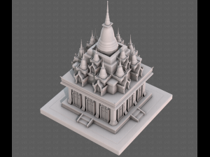 Pagoda V09 3D-Modell