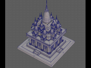 Pagoda V09 3D-Modell
