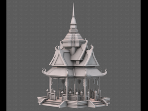 Pagoda V10 3D Model