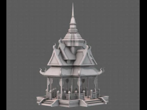 Pagoda V10 3D Model