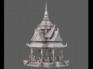 Pagoda V10 3D Model