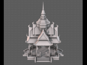 Pagoda V10 3D Model