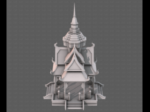 Pagoda V10 3D Model