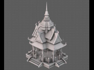 Pagoda V10 3D Model