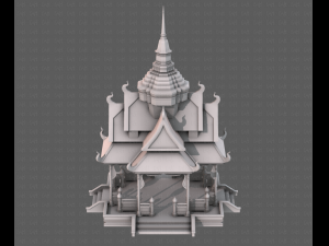 Pagoda V10 3D Model