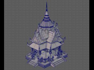 Pagoda V10 3D Model