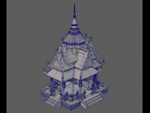 Pagoda V10 3D Model