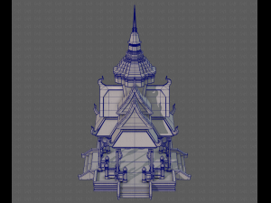 Pagoda V10 3D Model