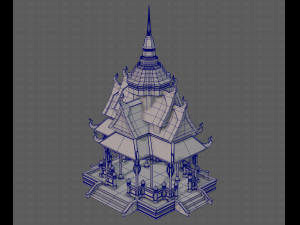 Pagoda V10 3D Model
