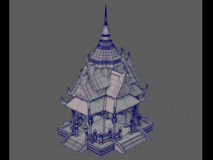 Pagoda V10 3D Model