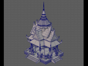 Pagoda V10 3D Model