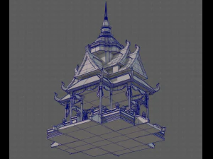 Pagoda V10 3D Model
