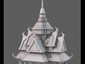Pagoda V10 3D Model