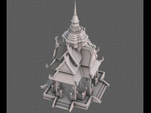 Pagoda V10 3D Model