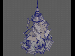 Pagoda V10 3D Model