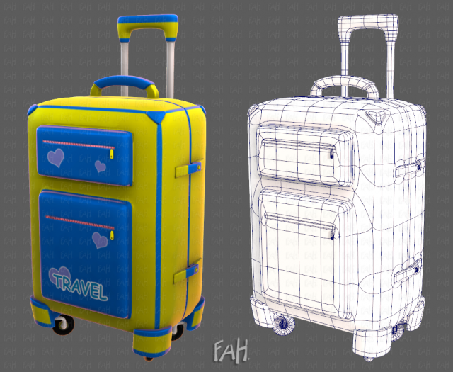 Bag V10 Modèle 3D .c4d .max .obj .3ds .fbx .stl .blend 