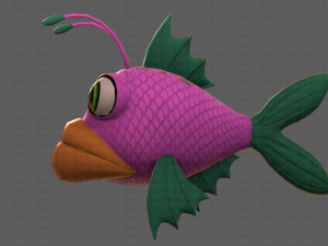 Fish V08 3D मॉडल