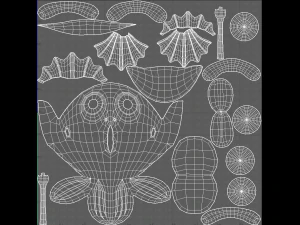 フィッシュV08 3Dモデル