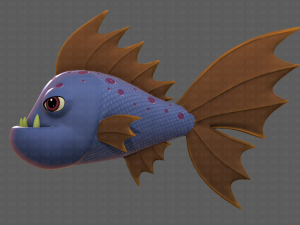 Fish V09 3Dモデル