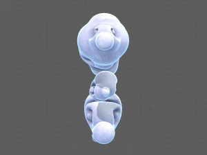 Wolkenbeeldverhaal V04 3D Model