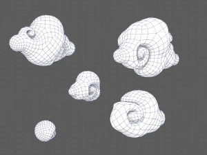 Wolkenbeeldverhaal V04 3D Model