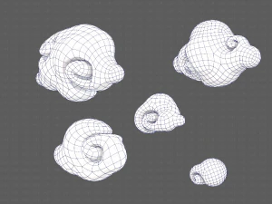 Wolkenbeeldverhaal V04 3D Model