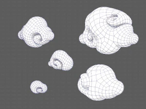Wolkenbeeldverhaal V04 3D Model