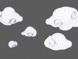 Wolkenbeeldverhaal V04 3D Model