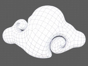 Wolkenbeeldverhaal V04 3D Model