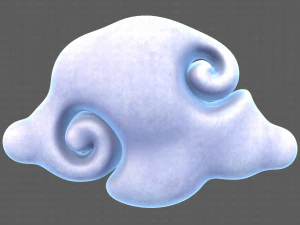 Wolkenbeeldverhaal V04 3D Model