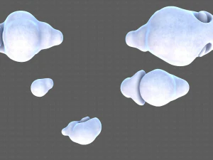 Wolkenbeeldverhaal V04 3D Model