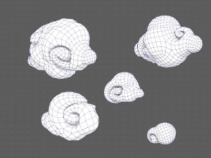 Wolkenbeeldverhaal V04 3D Model