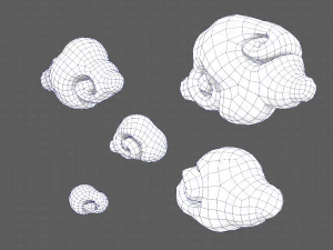 Wolkenbeeldverhaal V04 3D Model