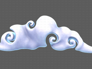 Clouds cartoon V05 3D मॉडल