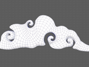 Clouds cartoon V05 3D मॉडल