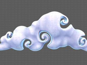 Clouds cartoon V05 3D मॉडल