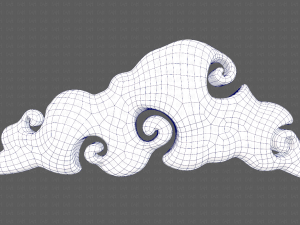 Clouds cartoon V05 3D मॉडल
