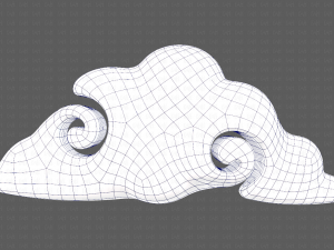 Clouds cartoon V05 3D मॉडल