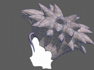 Base Hair for Boy V51 3D Model