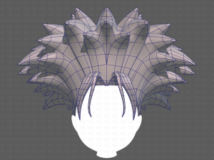 Base Hair for Boy V51 3D Модель