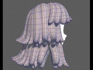 Base Hair for girl V51 Modelo 3D